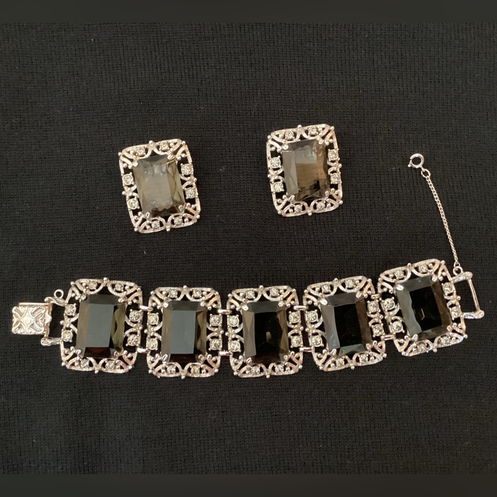 Sarah Coventry Celebrity bracelet & earrings